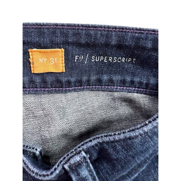 Pilcro Anthropologie Jeans Women Size 31 Flare Bootcut Dark Wash Denim Stretch - Picture 13 of 16